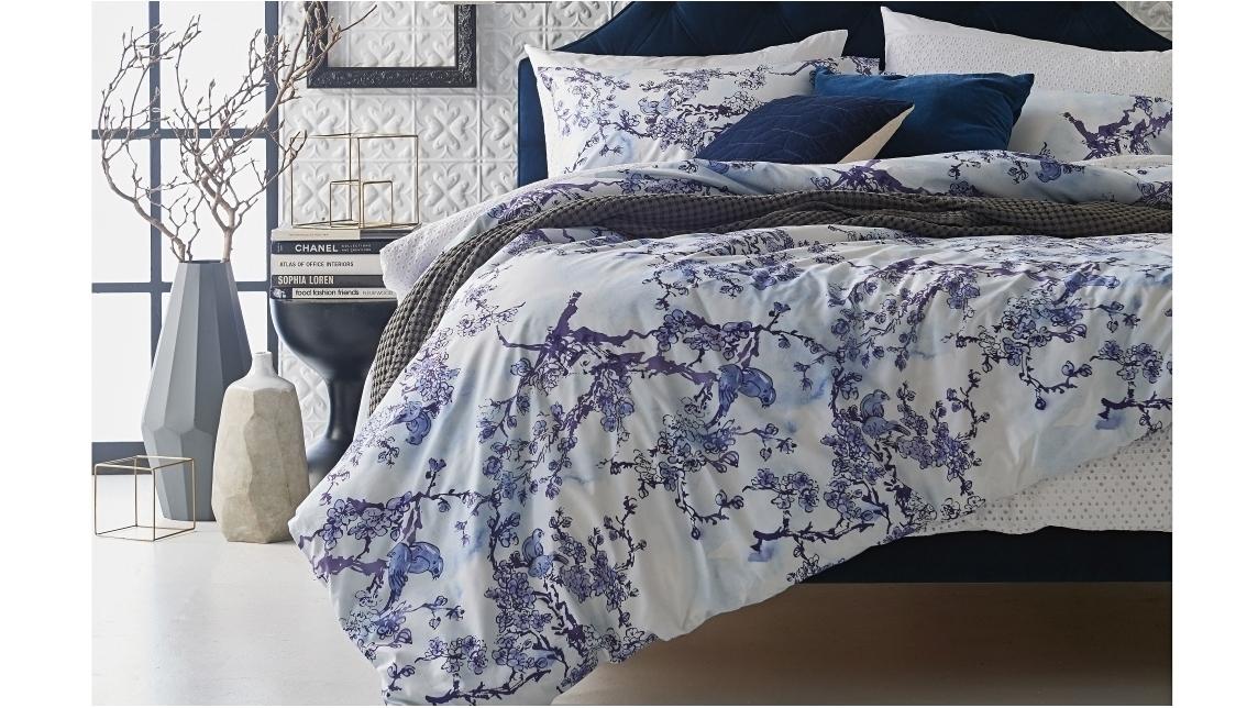 Domayne Luxuries Willow Quilt Cover Set, Laura Ashley Bedding Sophia Queen Comforter Set