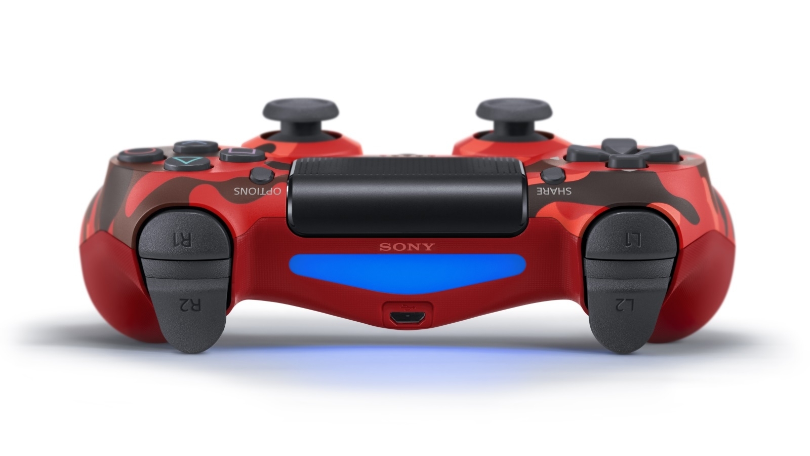 ps4 controller camo red