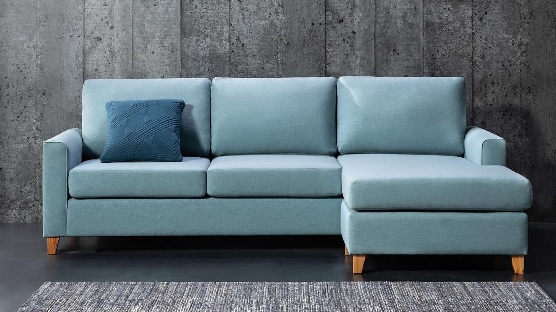 Buy Akaro 3 5 Seater Fabric Lounge With Chaise Domayne Au