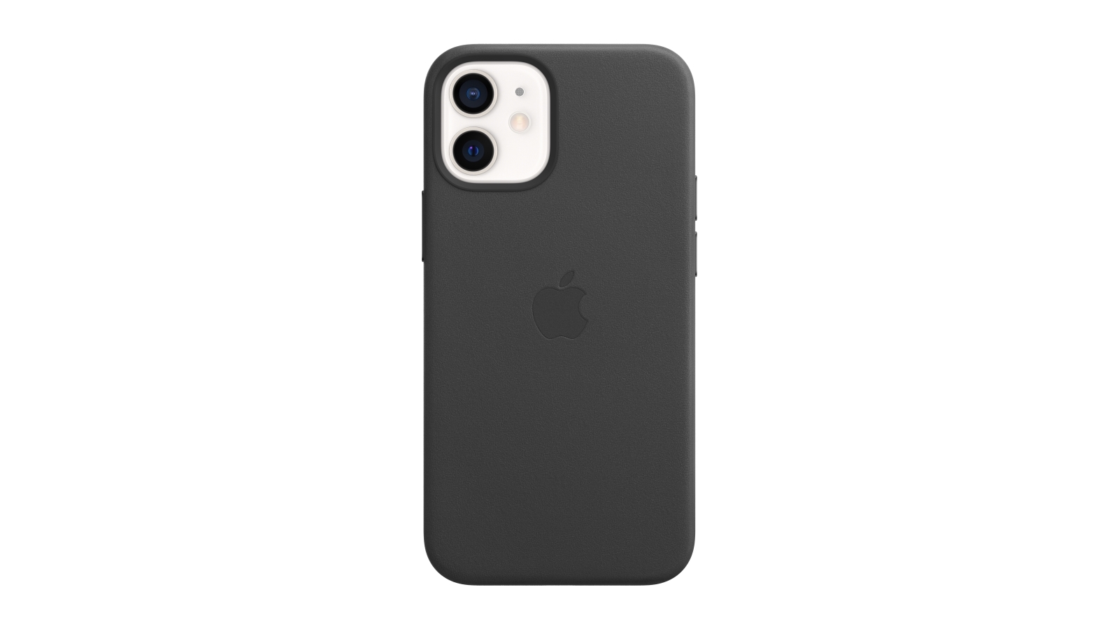 iphone 12 mini black leather case