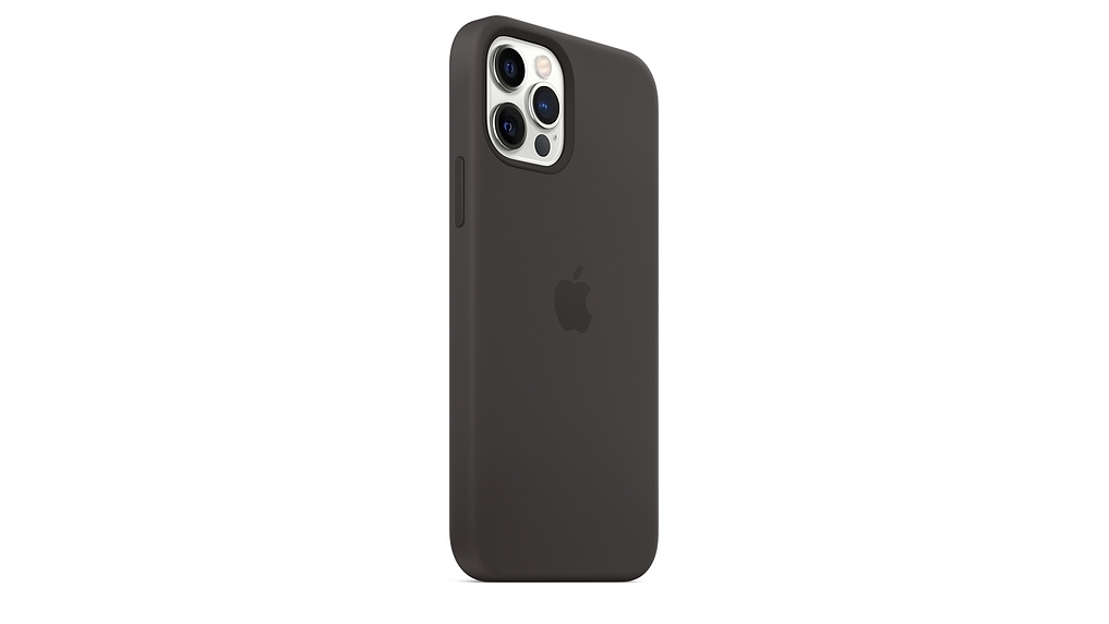 black silicone iphone 12 pro case