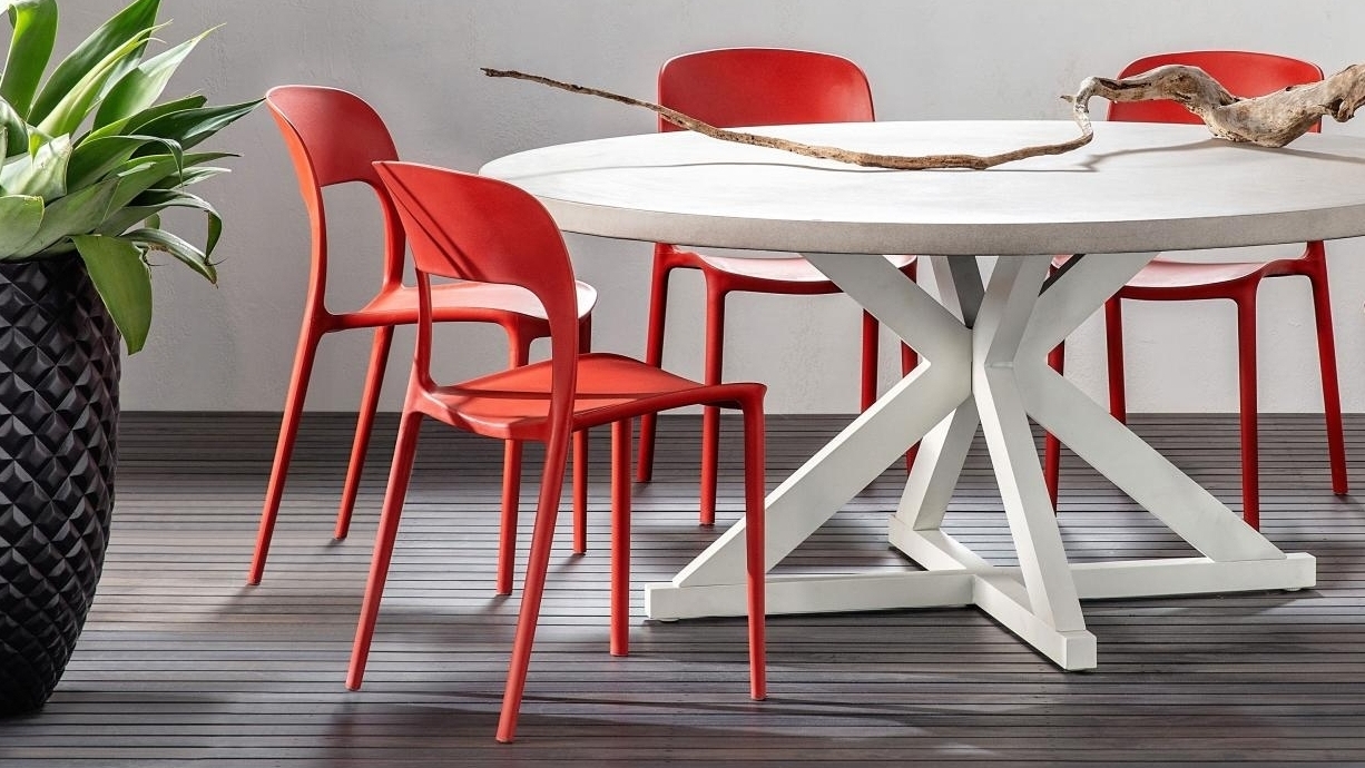 Buy Riley Resin Outdoor Dining Chair Domayne Au