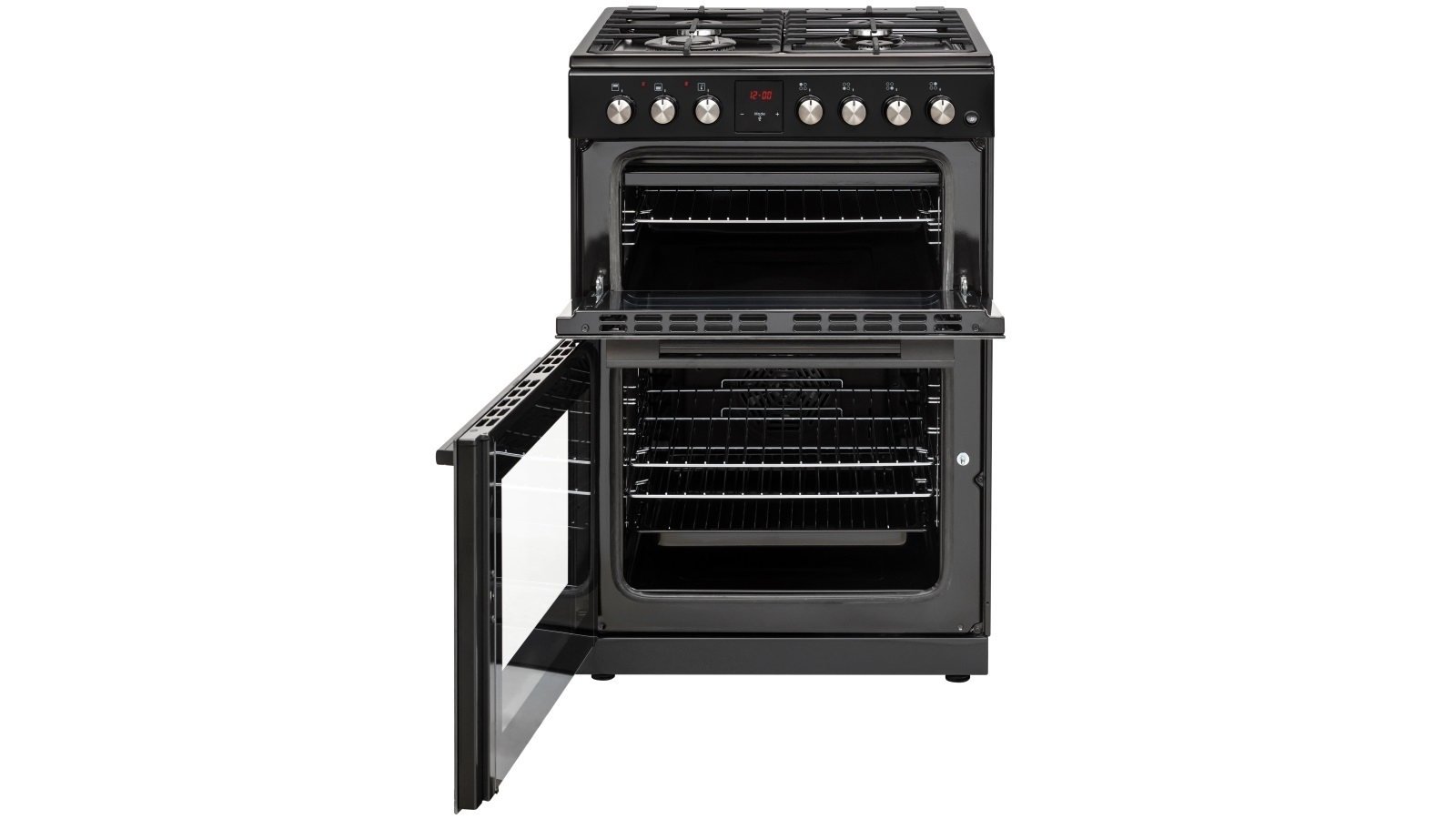 Belling 600mm Electric Double Oven Freestanding Cooker With Ceramic