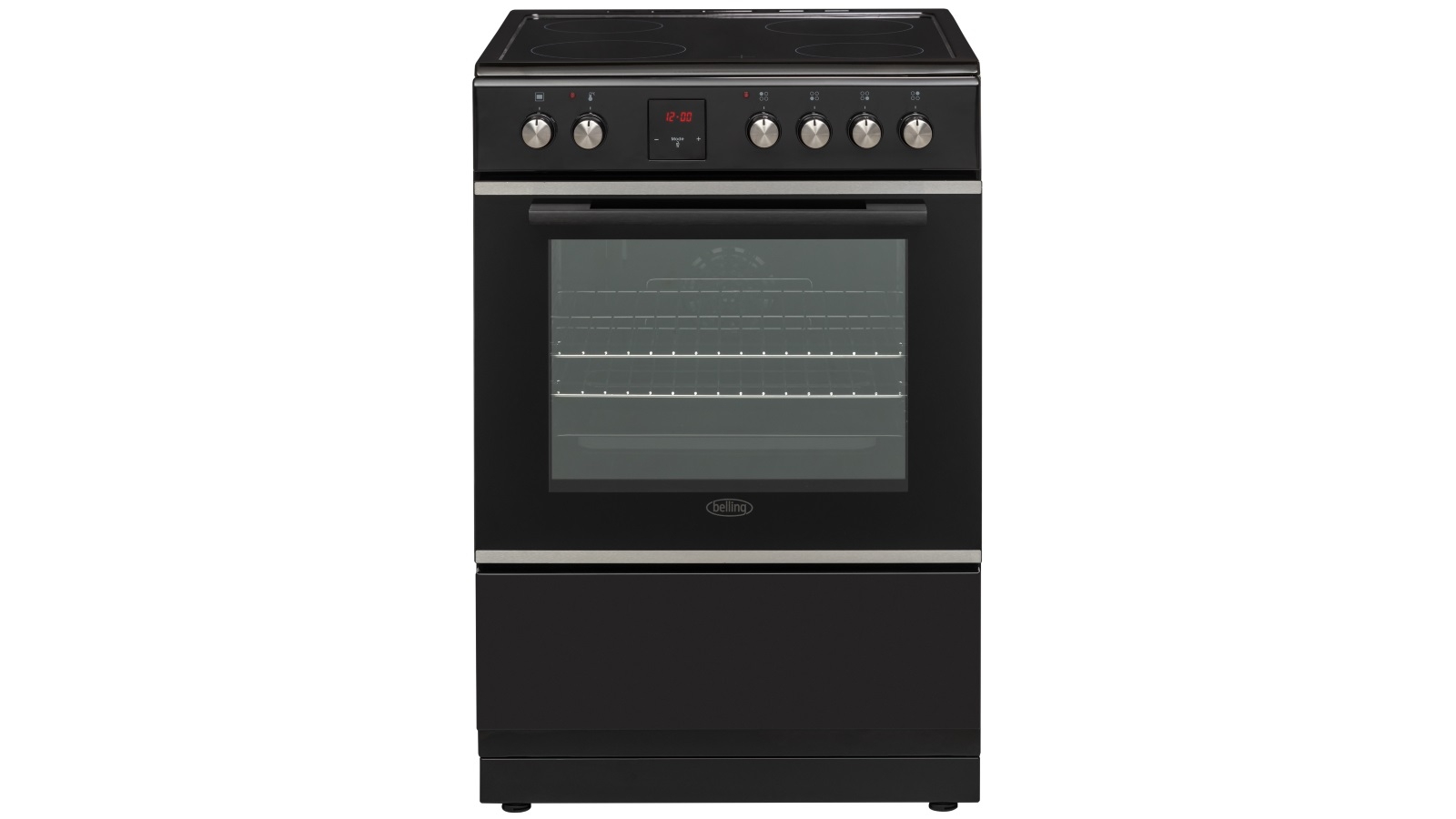 westinghouse 54cm freestanding cooker with electric oven and ceramic cooktop