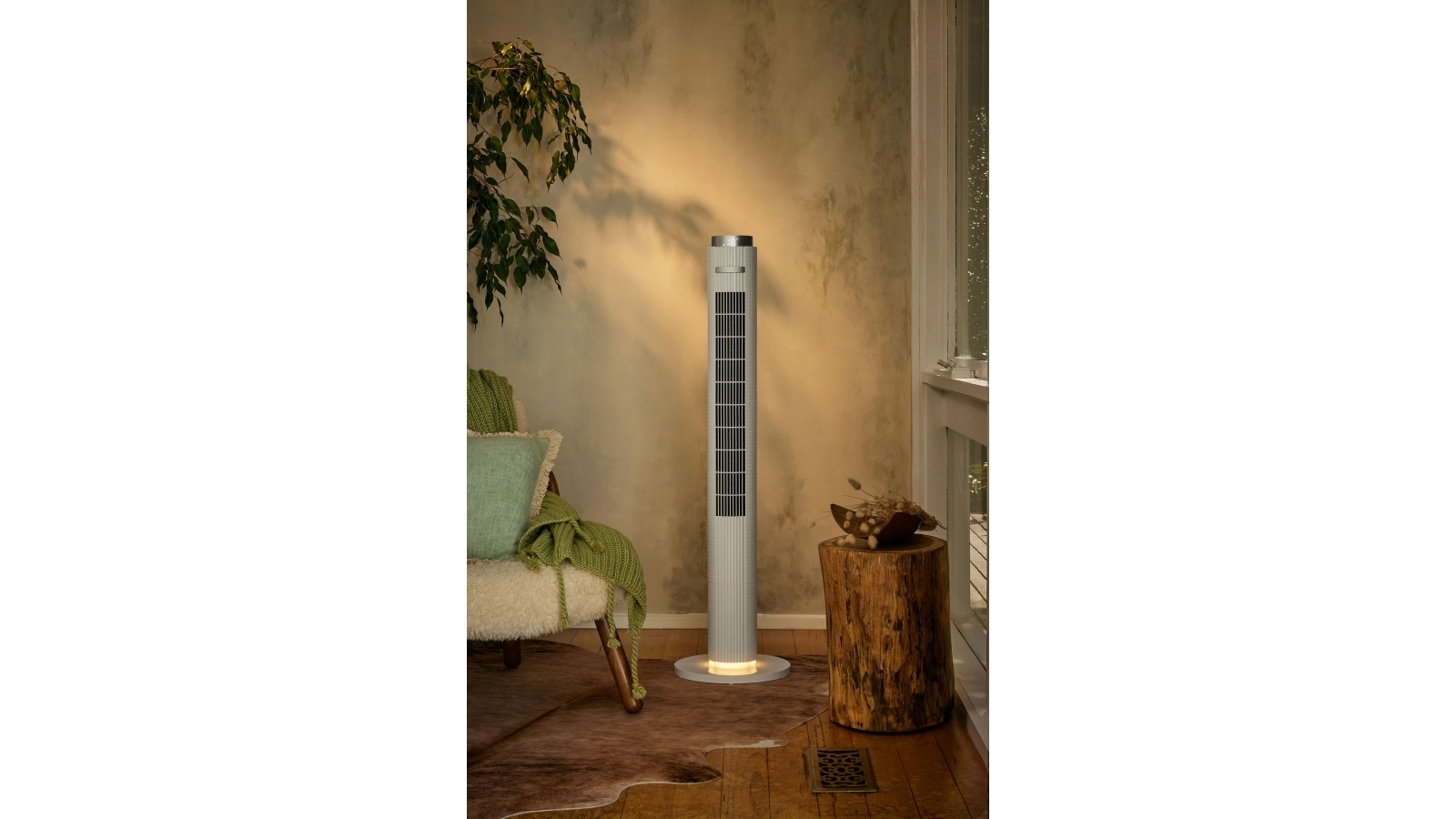 Buy Dimplex 117cm Tower Fan with Night Light | Domayne AU