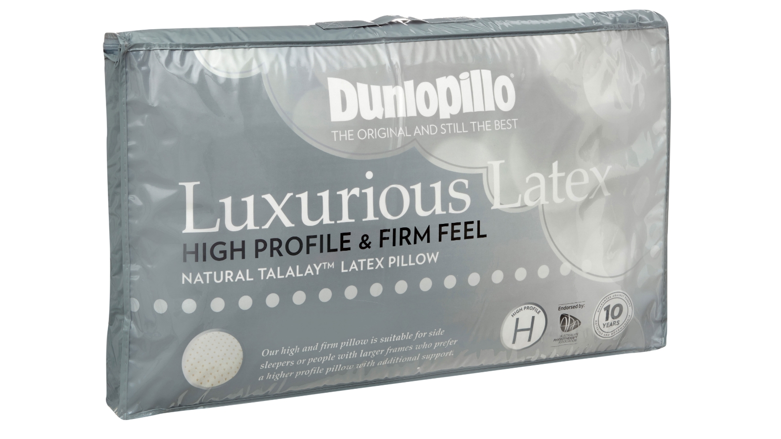 dunlopillo high profile firm feel