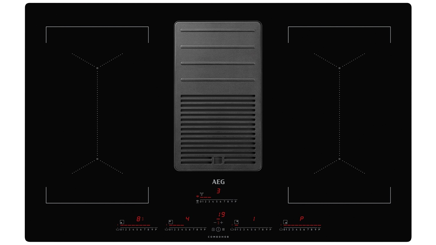 how to operate aeg induction hob