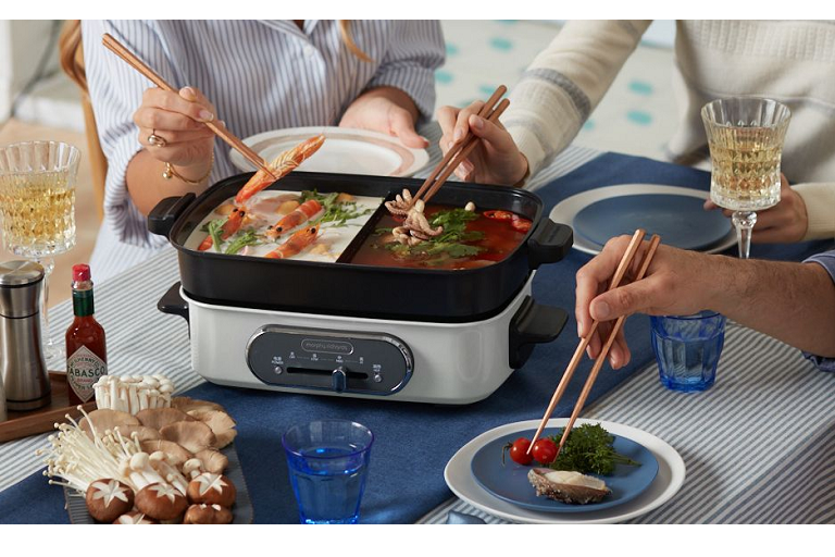 Buy Morphy Richards Multifunction Cooking Pot with Hot Pot White