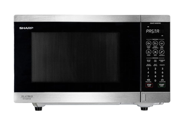 Sharp 32L Inverter Flatbed Microwave Stainless Steel Domayne