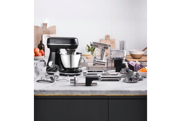 Buy Breville the Bakery Chef Hub Stand Mixer Black Truffle Domayne AU