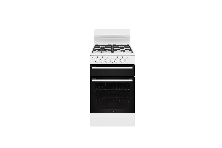 chef 540mm freestanding natural gas cooker with conventional oven