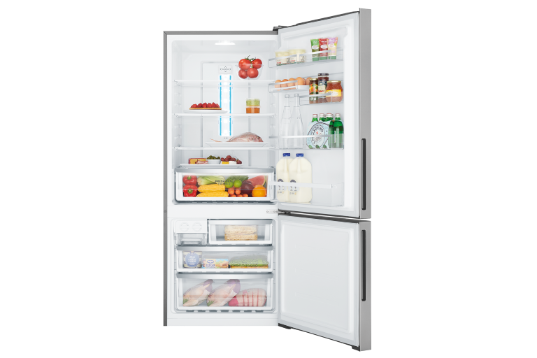 Buy Westinghouse 425L Left Hinge Bottom Mount Fridge Silver Domayne AU